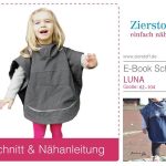 Cape / Poncho “LUNA”, Gr. 62 – 104 [Digital]