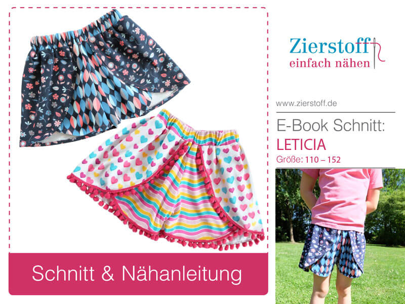 Hose, Short “LETICIA”, Gr. 110 – 152 [Digital]