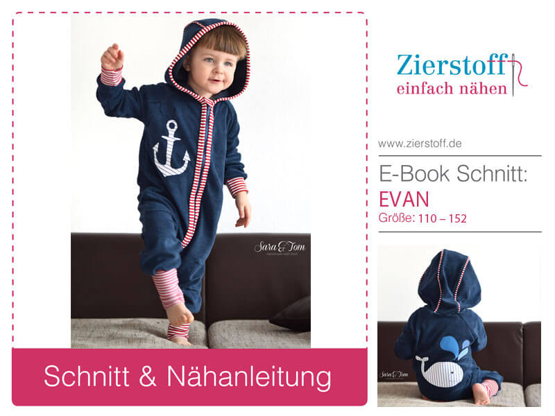 Anzug, Onesie, Overall “EVAN”, Gr. 110 – 152 [Digital]