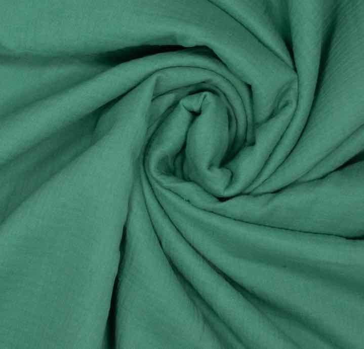 Gauze, Musselin – Fibre Mood – unifarben Grasgrün