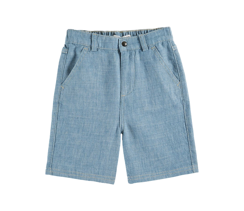 EMILE & IDA – Shorts, ‚FITTE‘, bleu clair
