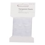 6 Meter elastisches Gummiband zum Smoken bzw. Einkräuseln, durchsichtig!