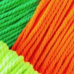 Kordel – unifarben – 5 mm breit – Neonfarben 3 Meter