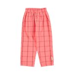PiuPiuChick – Hose „PINK CHECK“, pink, Biobaumwolle