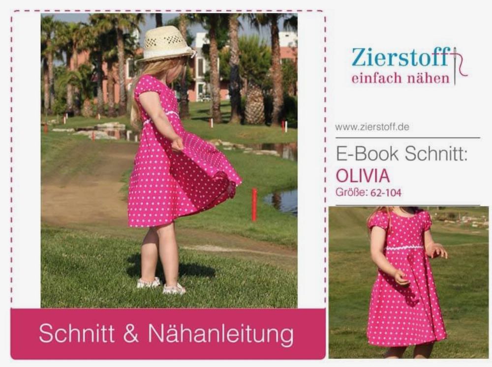 Kleid, Petticoatkleid “OLIVIA”, Schnitt & E-Book, Gr. 62 – 104