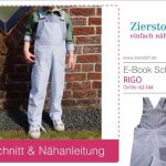 Latzhose “RIGO”, Gr. 62 – 104 [Digital]