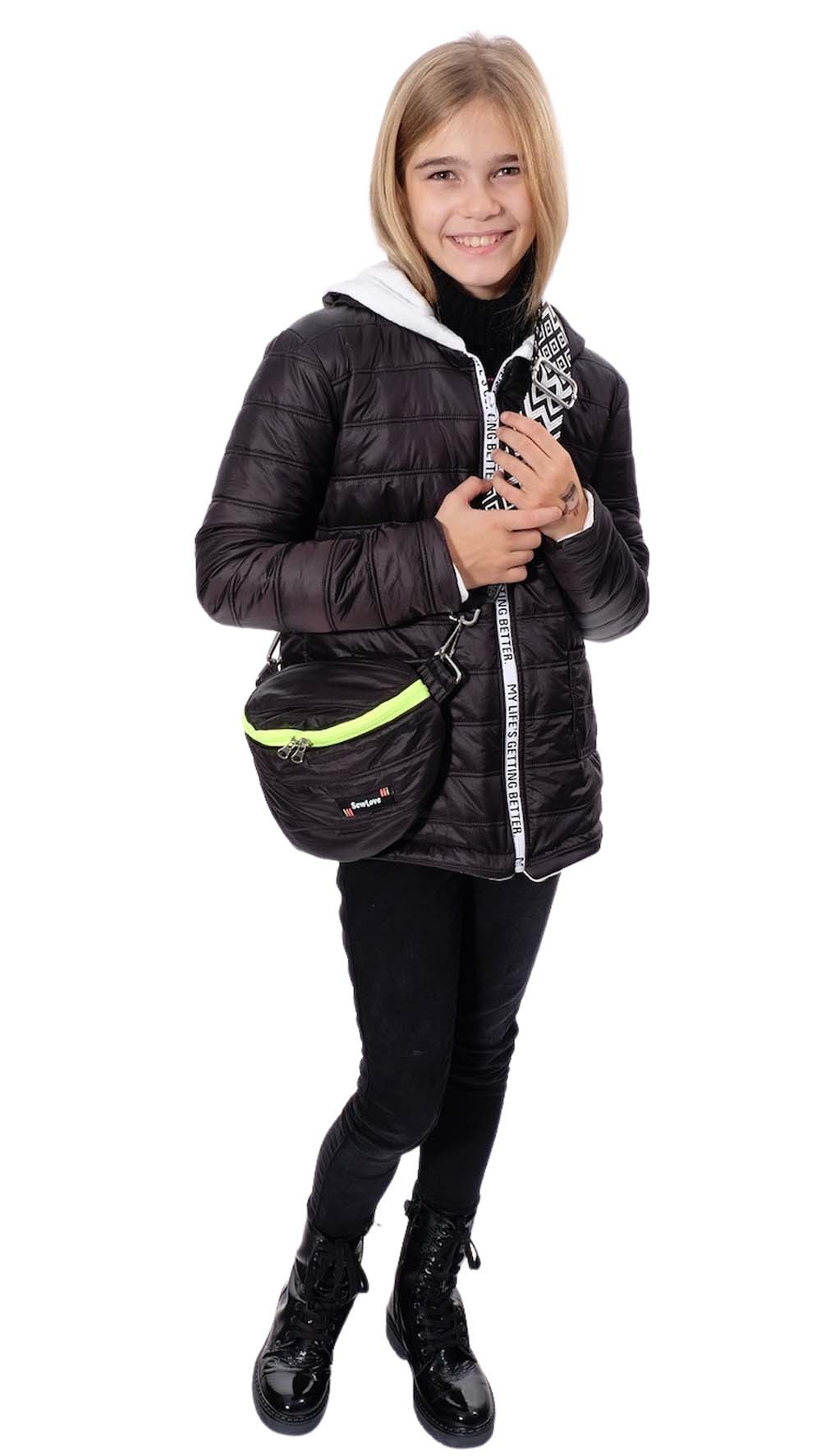 Stepper – Steppstoff, Mantelstoff, Schwarz unifarben – Bild 6