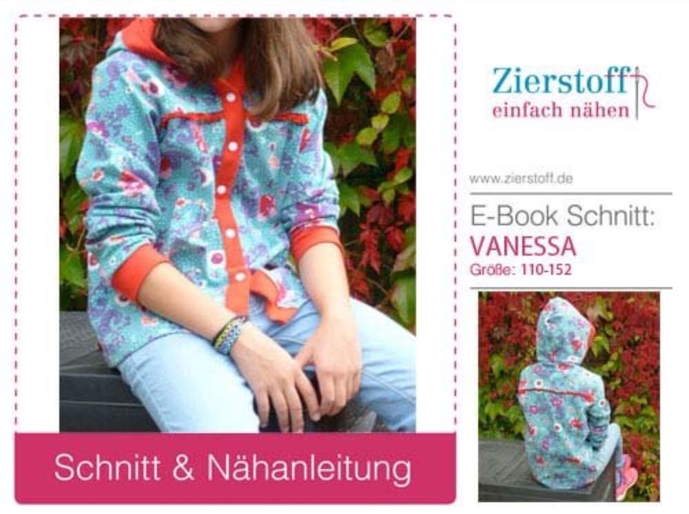 Sweatshirtjacke “VANESSA”, Gr. 110-152 [Digital]