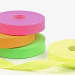 Neon Schrägband, Baumwolle, vorgefalzt, 20 mm breit – 3 Meter