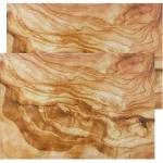 Tischsets Platzsets Textil CLOTH Olivenholz Holz Holzmaserung Natur 2er 45×30 cm